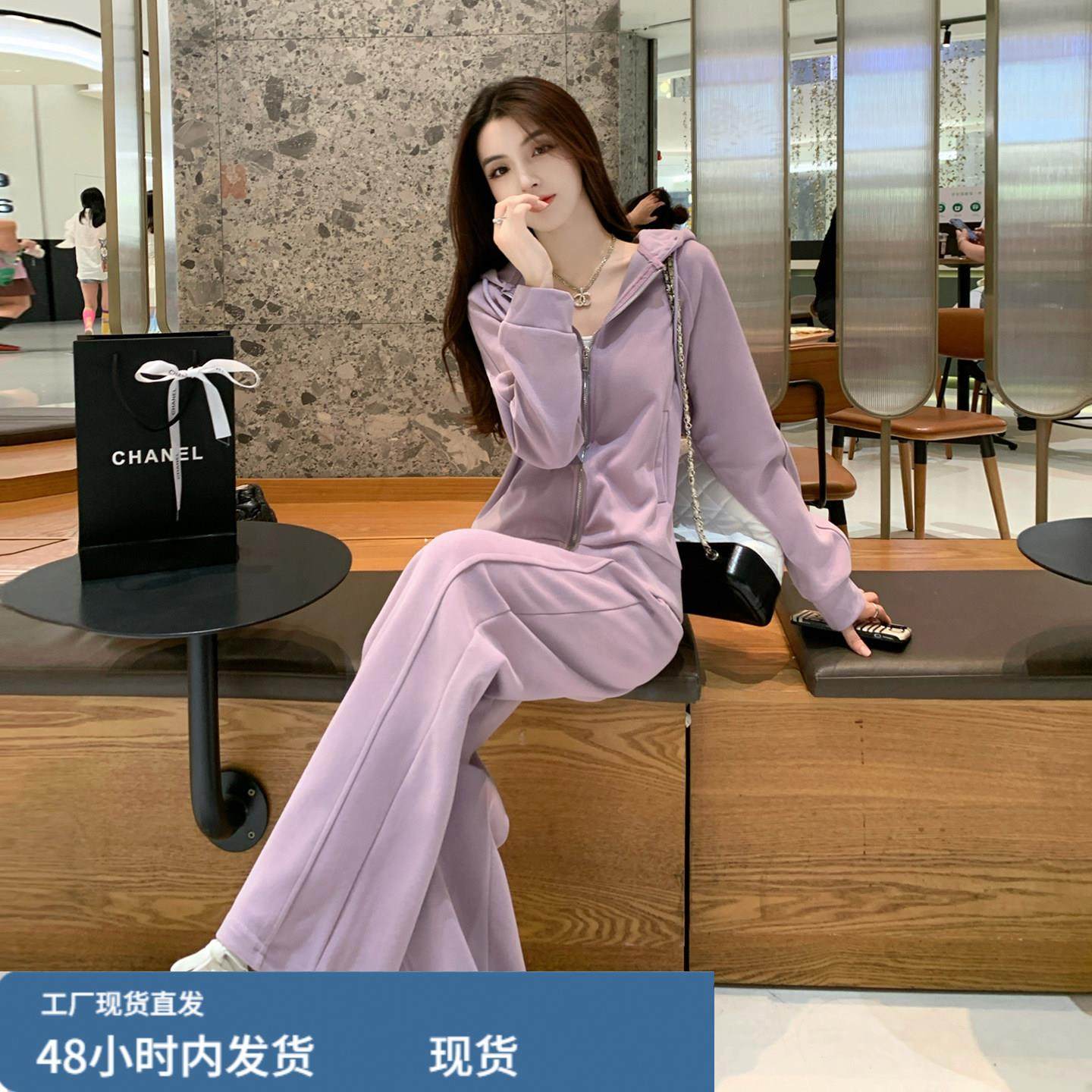 巨好看的早秋一整套韩系减龄网红炸街运动休闲卫衣阔腿裤两件套女,孕妇装/孕产妇用品/营养,套装,淘宝优惠券,粉丝福利购,淘宝优惠卷