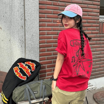 重磅夏季纯棉女潮牌短袖