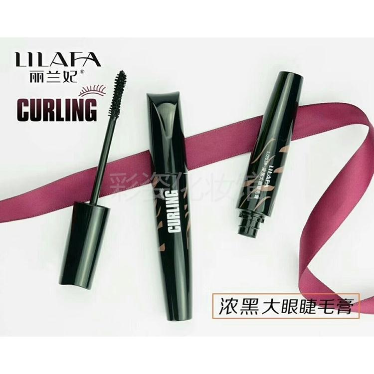 丽兰妃浓黑大眼睫毛膏驼峰速感密刷头轻盈长翘俏丽电眼防水防晕染