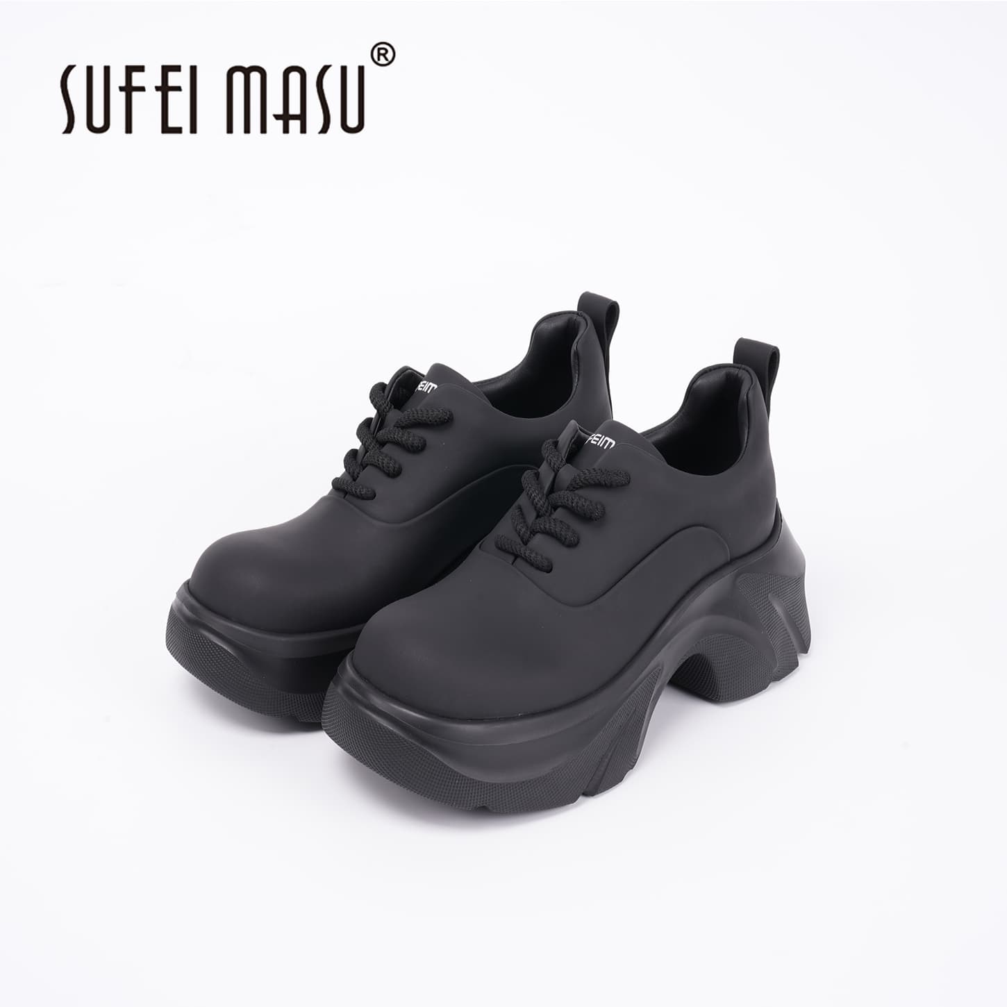 苏菲玛素真皮厚底舒适百搭单鞋