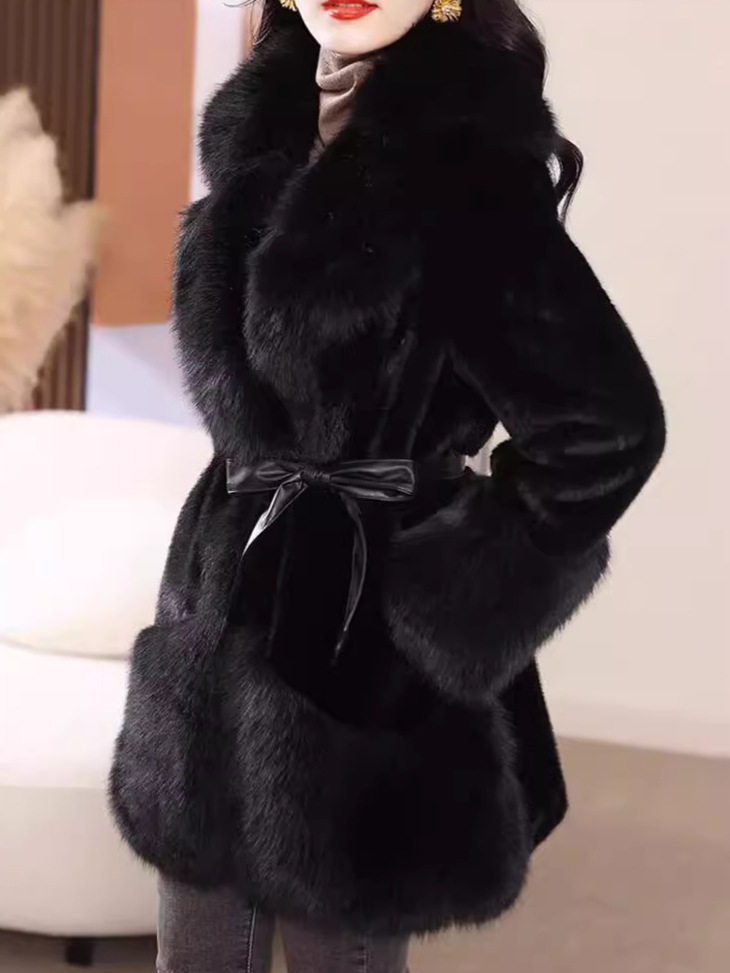 海宁皮草外套女仿真毛貂皮大衣仿狐狸毛简约时尚冬季新款环保女士,女装/女士精品,短外套,淘宝优惠券,粉丝福利购,淘宝优惠卷