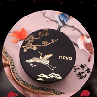 NOVO lỏng bột đặt bốn hình vuông lâu dài kiểm soát dầu không thấm nước và mồ hôi Li Jiaqi Jiaqi khuyên dùng bột mật ong không tẩy trang - Quyền lực phấn phủ missha