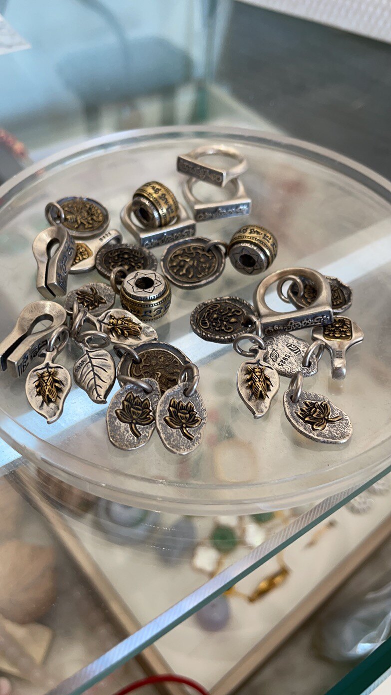 티베트 실버 주얼리 925 클립 펜던트