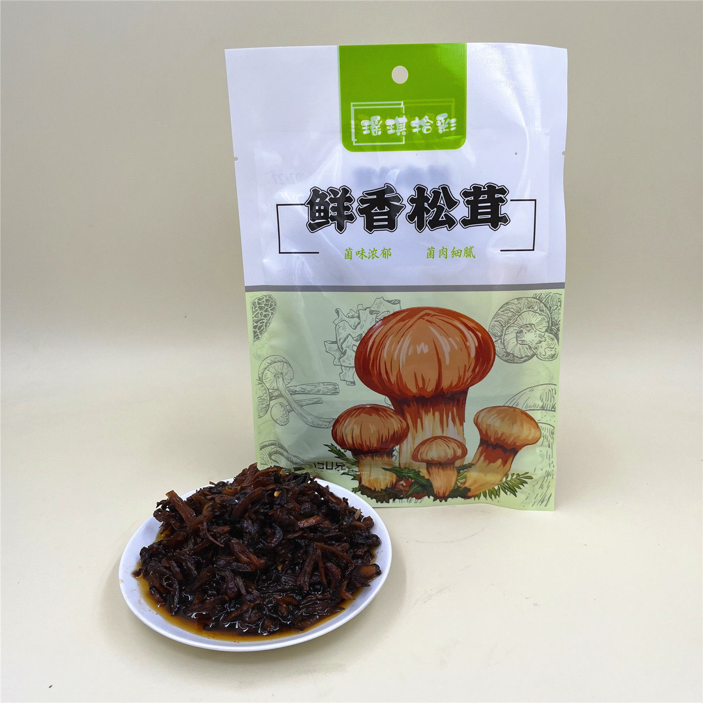 3袋云南瑶琪拾彩鲜香松茸菌香辣鸡枞菌丽江大理特产野生菌即食