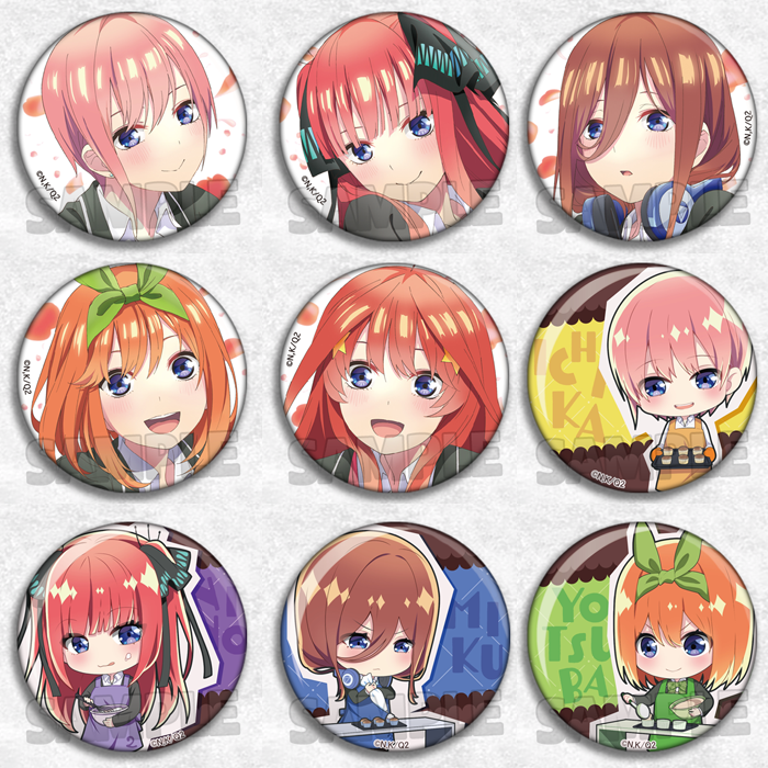 五等分的花嫁吧唧挂件新娘胸针
