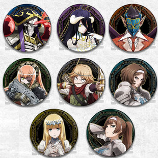 OVERLORD不死者之王动漫徽章胸章安兹二次元周边现货吧唧雅儿贝德