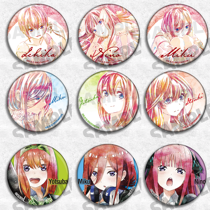 五等分的花嫁中野三玖胸针周边