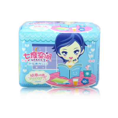 七度空间绢爽网面275mm卫生巾