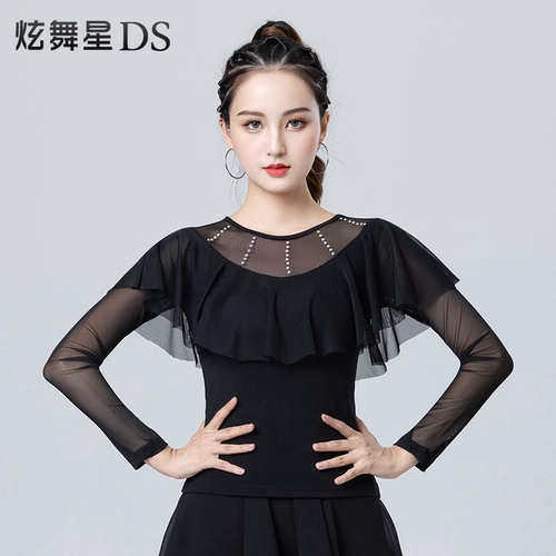 Современная танцевальная одежда 2024 Новое продвинутое зондирование бриллиантовое бриллиантовое тренировка модная кантри Стандартные дружеские танцевальные танцы лучшие лето