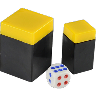 千里眼方盒双筒听骰近景舞台表演震撼魔术道具儿童表演玩具