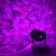 水波纹氛围灯旋转动态火焰电竞直播间灯卧室遥控七彩变色射灯酒吧