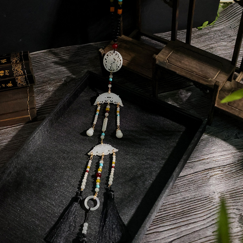 汉服战国袍禁步新中式马面裙腰佩