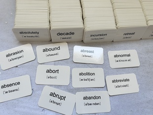 红宝书俞敏洪小托福单词卡片词根联想记忆法英语一词一卡3200多张