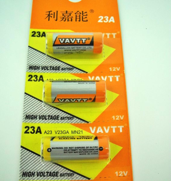 VAVTT 23A 12V又名A23\V23GA\MN21各種遙控器防盜器用電池利嘉能