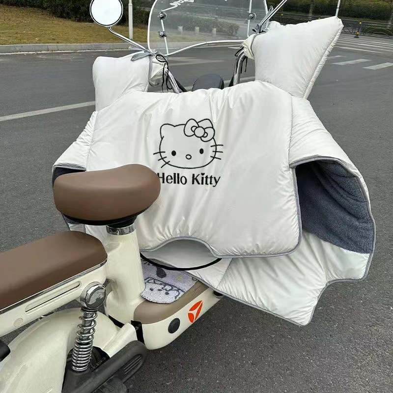 挡风被冬季加绒加厚防水电动车