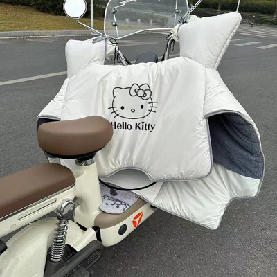 挡风被冬季加绒加厚防水电动车