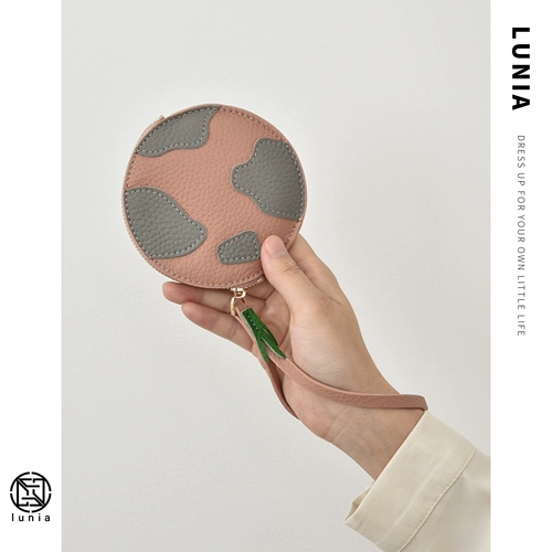 Милые монеты, украшение на сумку, кожаная сумка, кошелек для ключей, из натуральной кожи