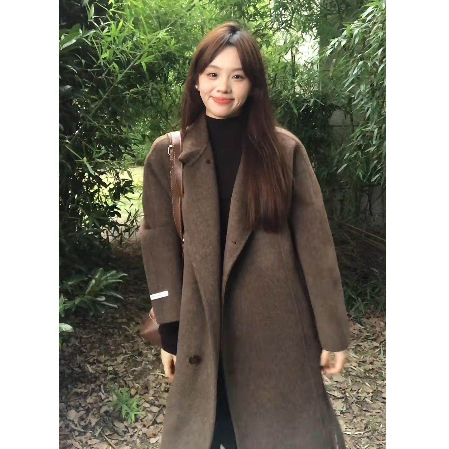 绝美巨好看羽绒内胆大衣女2025冬季新款呢子毛呢外套高级感羽绒服,运动/瑜伽/健身/球迷用品,广场舞套装,淘宝优惠券,粉丝福利购,淘宝优惠卷