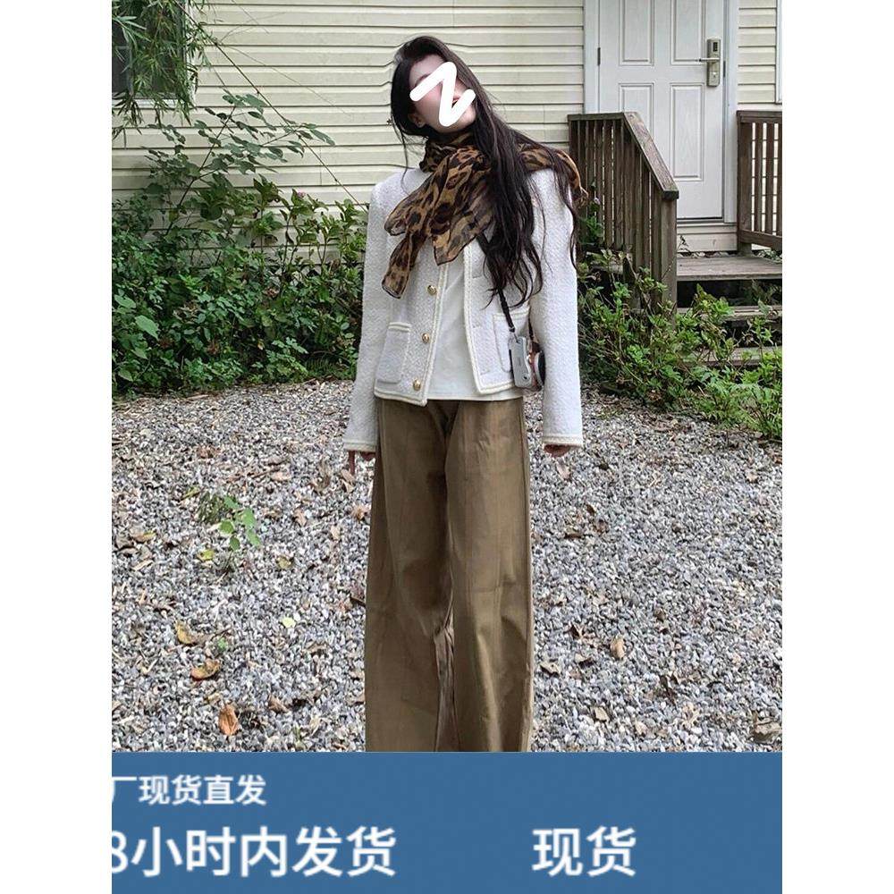 白色小香风羽绒外套女小个子2025开春秋冬新款法式高级感短款上衣,运动/瑜伽/健身/球迷用品,广场舞套装,淘宝优惠券,粉丝福利购,淘宝优惠卷