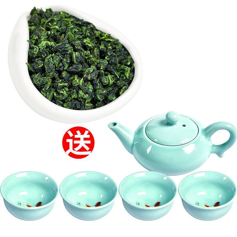 【送青瓷茶具一壶4杯】新茶500g  春茶铁观音兰花香浓香型袋装