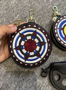 『现货』Blackmeans圆形刺绣零钱包挂件 小众朋克配饰