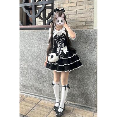 熊之原创古早昭和lolita蛋糕裙