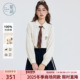 紫涵学院风领带衬衫 衬衣 胸徽刺绣肌理感纯棉长袖 女2025年冬季 新款