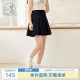 紫涵灰色百褶短裙女士夏季 少女学院风高腰显瘦内衬a字半身裙 新款