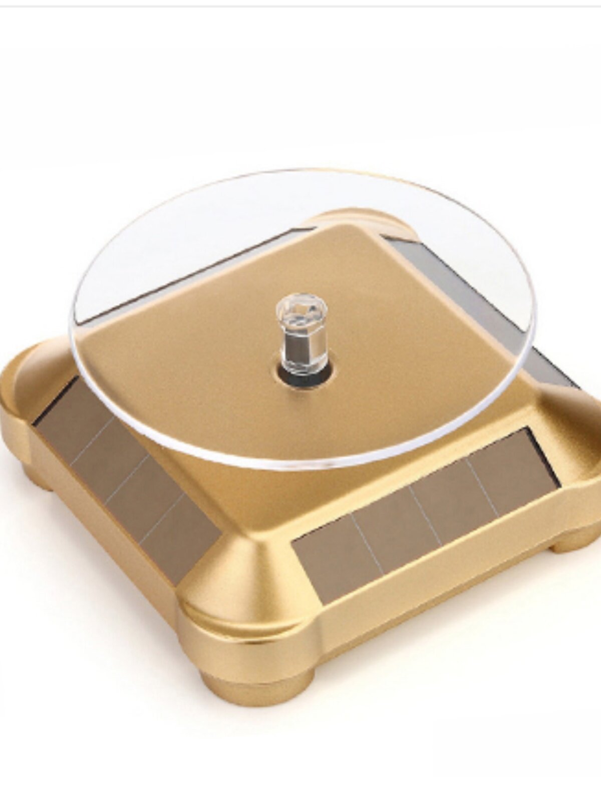 [회전대] 자동 회전 전자 주얼리 테이블 회전 [솔라 소형 디스플레이 스탠드]