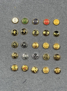 爆款5mm手串工厂镀金文玩镶嵌凤眼星月金标饰品猴头招财配件diy