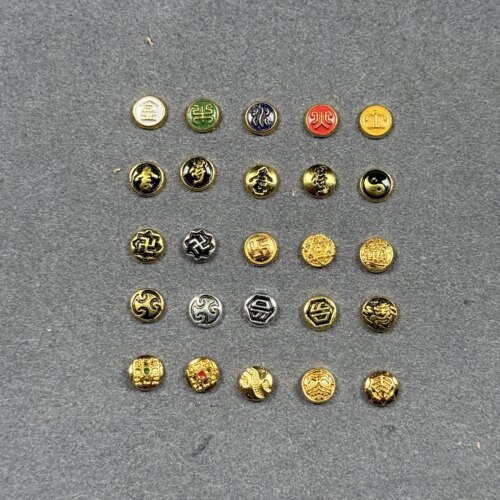 爆款5mm手串工厂镀金文玩镶嵌凤眼星月金标饰品猴头招财配件diy