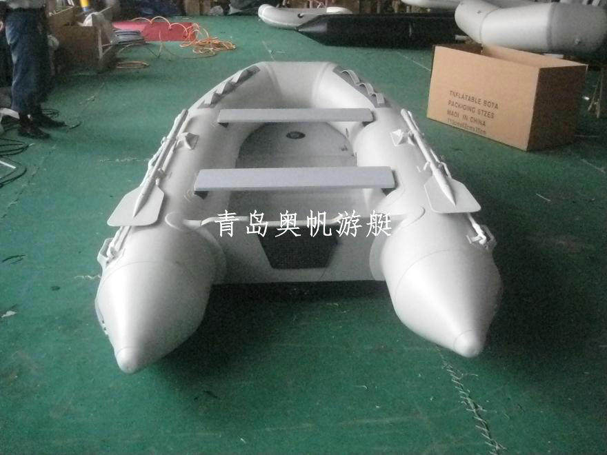 定制3米充气艇休闲运动艇挂机艇钓鱼船橡皮艇船江河湖海钓鱼