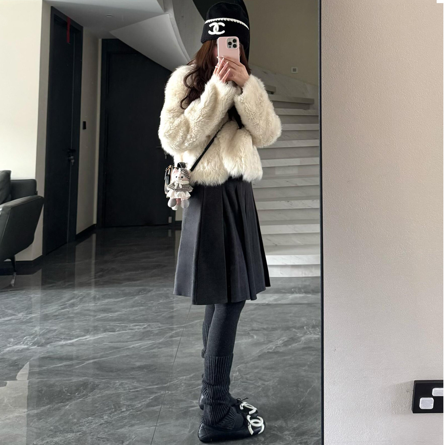 深灰色高级感毛呢百褶中裙女春秋2026年新款高腰显瘦学院风A字裙,女装/女士精品,半身裙,淘宝优惠券,粉丝福利购,淘宝优惠卷