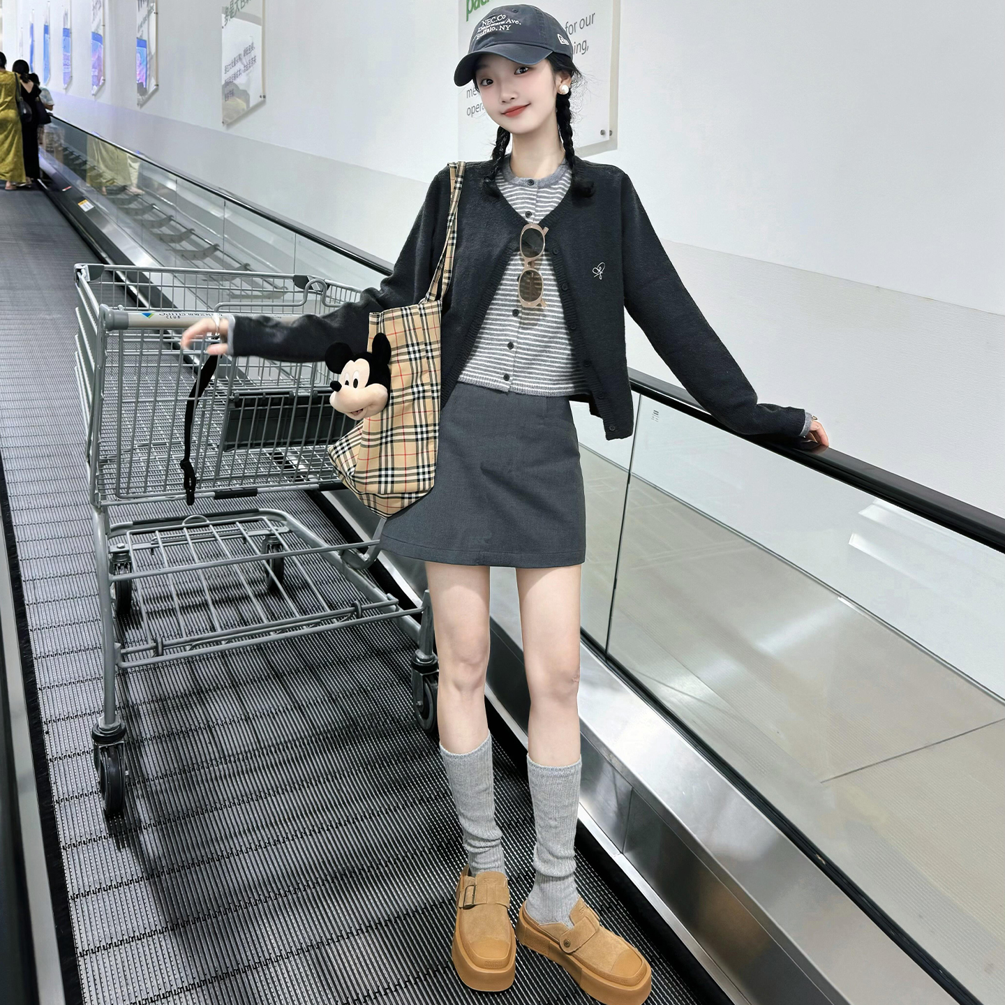 灰色气质西装包臀半身裙女秋季2025新款高腰显瘦a字裙小个子裙子