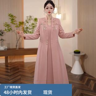 【风衣+连衣裙】时尚套装2025秋季气质二件套减龄显瘦休闲女