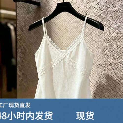 自留款推荐~韩系蕾丝花边V领吊带背心女夏季新款纯欲内搭无袖上衣