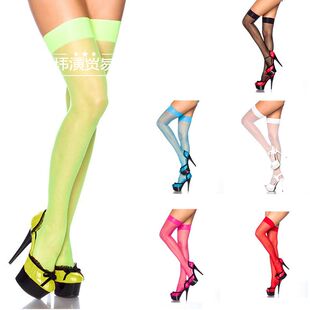 Fashion colored long tube women socks Summer sexy stockings