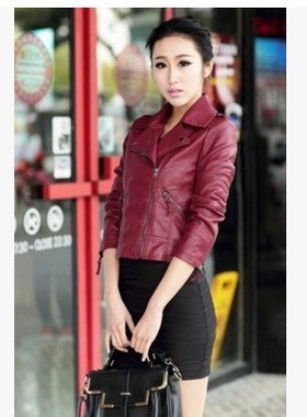 ladys Winter Pu Leather Jacket Autumn Coat For Women Jackets