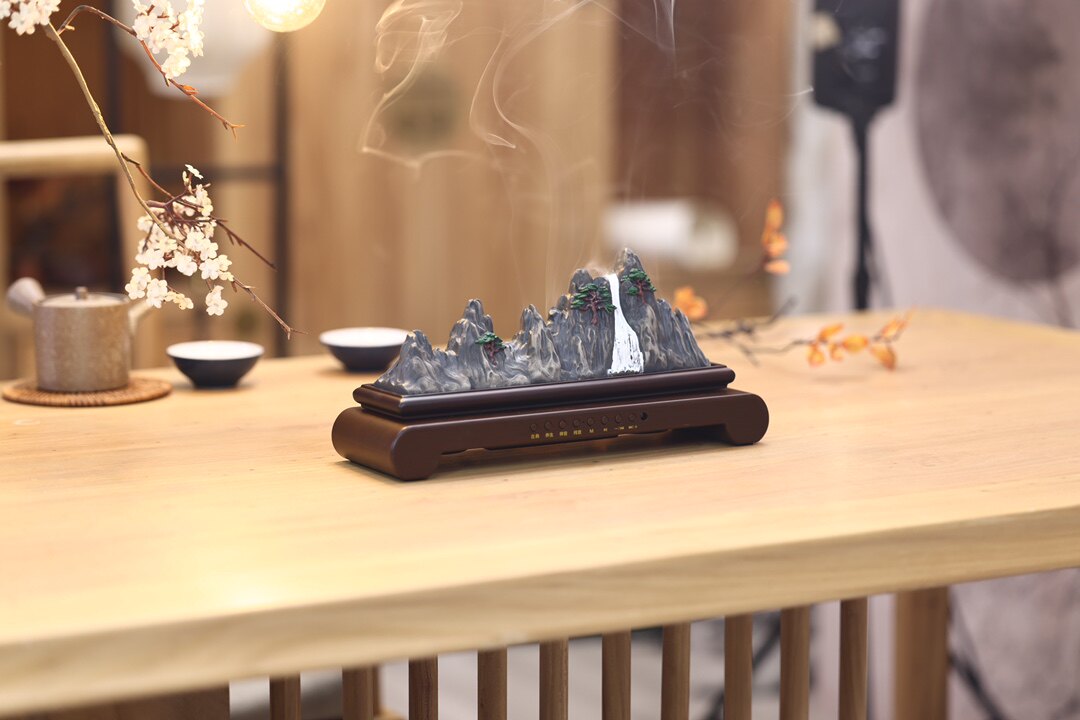 复古高山流水古典家用音乐机瑜伽茶室音响播放器家用蓝牙
