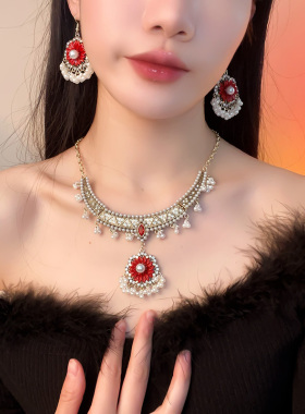 圆珠时尚微镶松弛感复古贵气项链