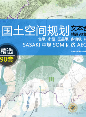 2024国土空间规划省市区县乡镇村控详规城市国际竞赛设计文本案例
