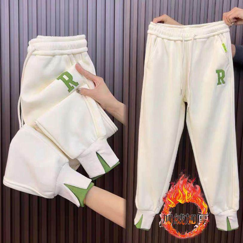 2025秋冬新款休闲裤女加绒加厚卫裤百搭束脚运动裤韩版时尚哈伦裤,模玩/动漫/周边/娃圈三坑/桌游,Cosplay女装/cos女装,淘宝优惠券,粉丝福利购,淘宝优惠卷