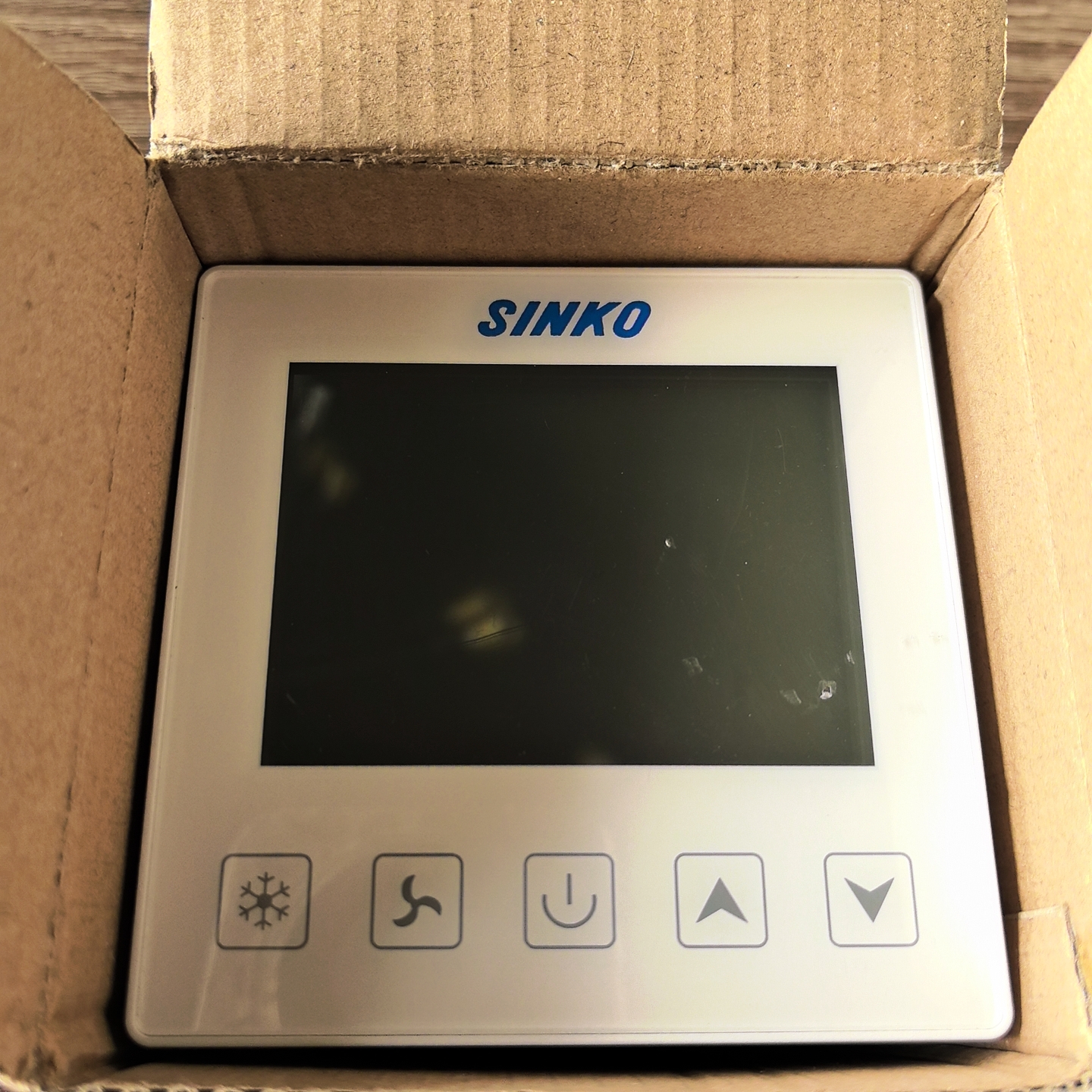 SINKO新晃温控器风机盘管液晶面板开关LT20TP01 联网RS485交流AC