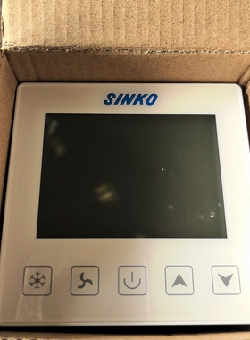 SINKO新晃温控器风机盘管液晶面板开关LT20TP01 联网RS485交流AC