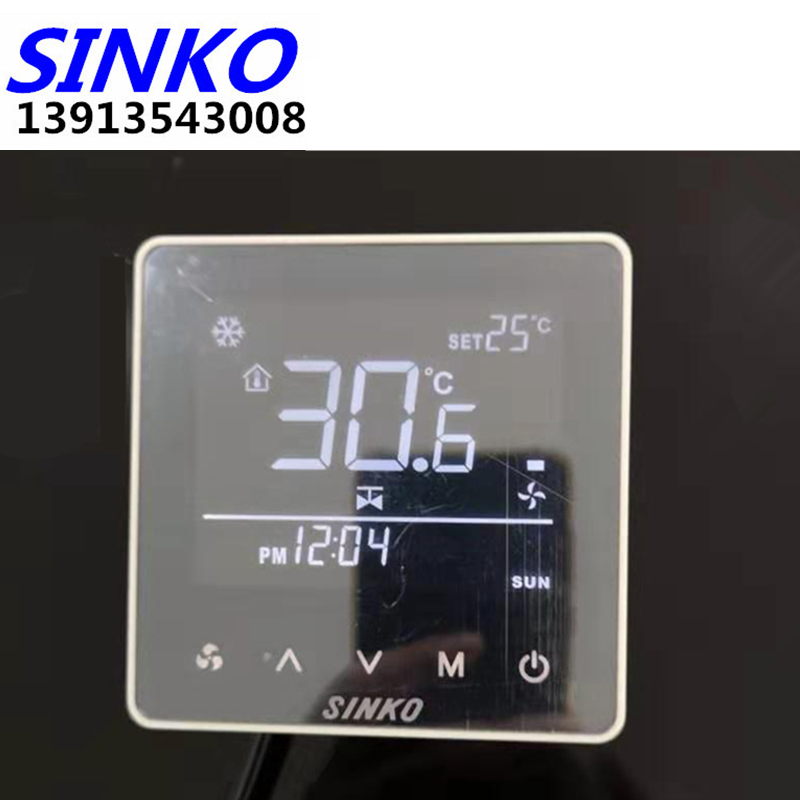 SINKO直流温液晶面板STDC1901-BBN14L直流空调地暖网络温控RS485