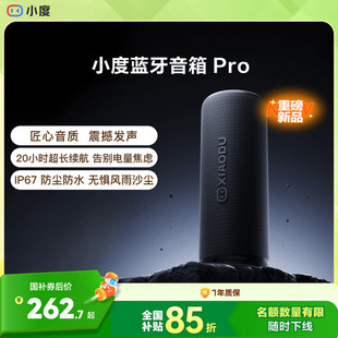 震撼发声超长续航防尘防水ai大模型蓝牙音响户外 小度蓝牙音箱Pro