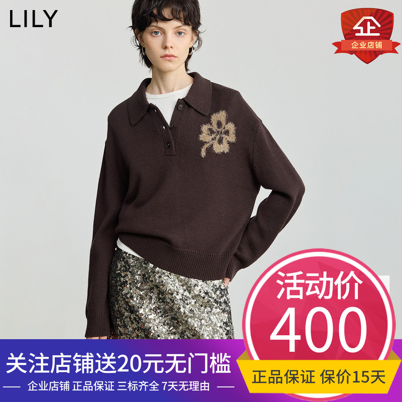毛混纺通勤绵羊毛Lily/丽丽套头