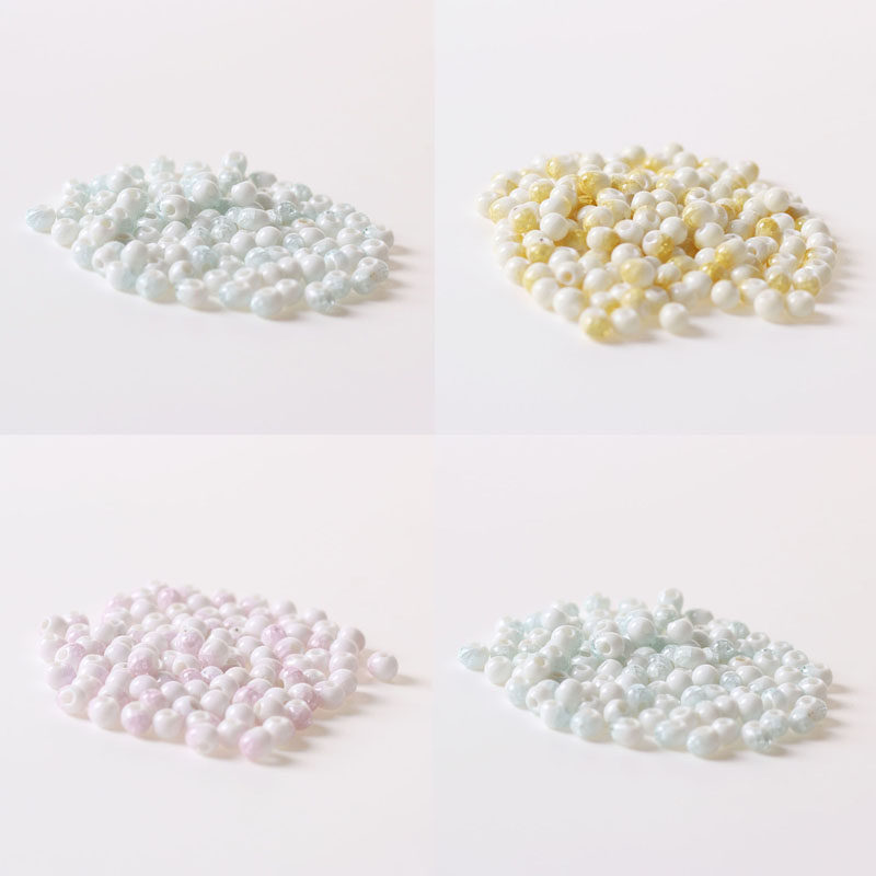 diy水滴冰裂陶瓷学生材料包散珠