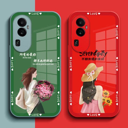 适用oppo Reno10pro手机壳PHV110玻璃壳Ren010pro保护套RoneL0pro全包0pporeon10pr0女款PHV11o奢华高级感