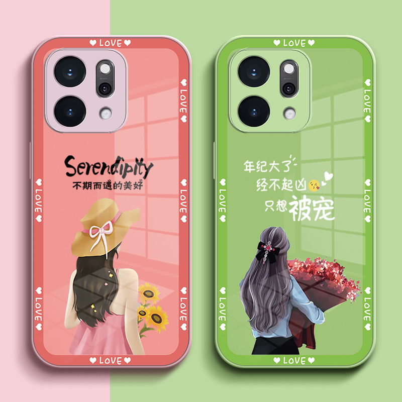 适用oppo Reno14pro手机壳PKZ110玻璃壳PKZ1l0硬壳0ppoReon14pro女款ronel4pro保护套Rneo14pr0全包奢华